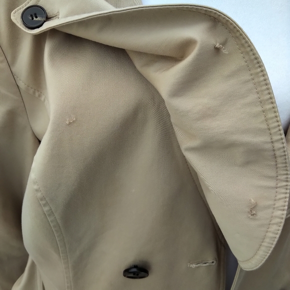 Esprit Size 12 Tan Trench *has spots* - Picture 7 of 16